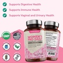 Vitamin Bounty Women's Probiotic & Prebiotic Bundle: Vaginal & Digestive Health Support, pH Balance with Cranberry, Ashwagandha, Delayed-Release Capsules 4
