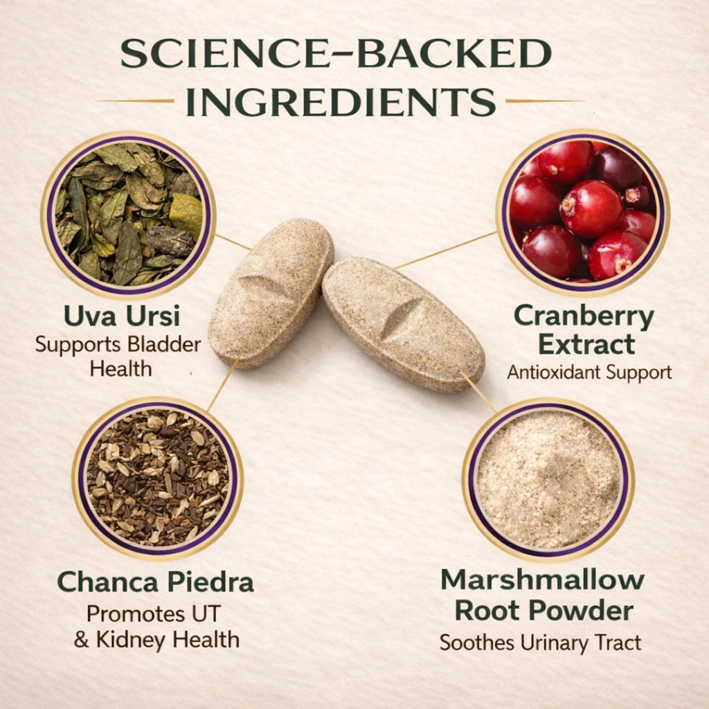 VetriScience Quick Action UT Health Chewable Tablets, UT Strength STAT Supplement for Dogs, Cranberry, Uva Ursi, and Chanca Piedra to Soothe Urinary Tract Discomfort, Smoke, 90 Count 4