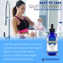 FWS Magnesium Citrate Liquid Drops for Adults and Kids, Pure Magnesium Citrate, Organic, Non-GMO, Vegan, Supports Sleep Calm Energy Muscles Nerves, Easy Adjustable Dosing, 4 Month Supply, 4 oz 4