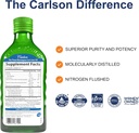 Carlson - Cod Liver Oil, 1100 mg Omega-3s, Plus Vitamins A and D3, Wild Caught Norwegian Arctic Cod Liver Oil, Sustainably Sourced Nordic Fish Oil Liquid, Green Apple, 250 mL (8.4 Fl Oz) 3