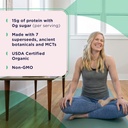 Ancient Nutrition Organic Plant Protein +, Vegan Plant Based Protein Powder, Vanilla, Formulated by Dr. Josh Axe, Dairy-Free, Gluten-Free, Non-GMO, No Sugar Added, Paleo Friendly Supplement 11.5 oz 5