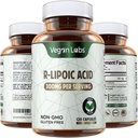Vegan Labs R-Lipoic Acid 300MG, 120 Vegan Capsules- Supports Cellular Energy and Antioxidant Protection- Gluten Free, Non-GMO, Stabilized R-ALA Supplement- 4 Month Supply 2