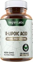 Vegan Labs R-Lipoic Acid 300MG, 120 Vegan Capsules- Supports Cellular Energy and Antioxidant Protection- Gluten Free, Non-GMO, Stabilized R-ALA Supplement- 4 Month Supply 3