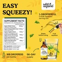 Wild & Organic Lung Cleanse Detox Tincture - Mullein Drops for Lungs - Herbal Mullein Extract Supplement - Vegan, Alcohol-Free Drops - 4 fl oz 4