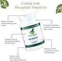 Memory - Natural Blend - Expert Formulated Supplement for Cognitive Wellness, Memory, & Neural Function - Premium L-Tyrosine, Phosphatidylserine, Bacopa Monnieri - 30 Capsules 1 Pack 6