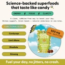 Energy Mushroom Gummies - Organic Lions Mane Supplement with Cordyceps, Rhodiola, L-Theanine, Maca - Vegan & Sugar-Free - Energy, Focus, Stamina, Stress Reduction - 60 Gummies (30 Servings) 3