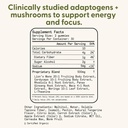 Energy Mushroom Gummies - Organic Lions Mane Supplement with Cordyceps, Rhodiola, L-Theanine, Maca - Vegan & Sugar-Free - Energy, Focus, Stamina, Stress Reduction - 60 Gummies (30 Servings) 6