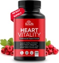 Heart Support and Blood Flow Supplement, 120 Capsules, Supports Cardiovascular Health, Healthy Cholesterol, Triglyceride, Homocysteine, CRP Levels | Boost Naturally Circulatory Function 2