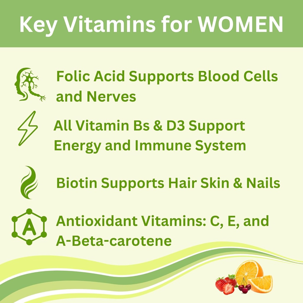 Greenfield Nutritions Halal Multivitamins for Adults | 90 Halal Vitamins for Women & Men | All Essential Gelatin Free Halal Gummy Vitamin, Mineral, Folic Acid, Biotin, Gluten Free, Non-GMO, Vegetarian 6