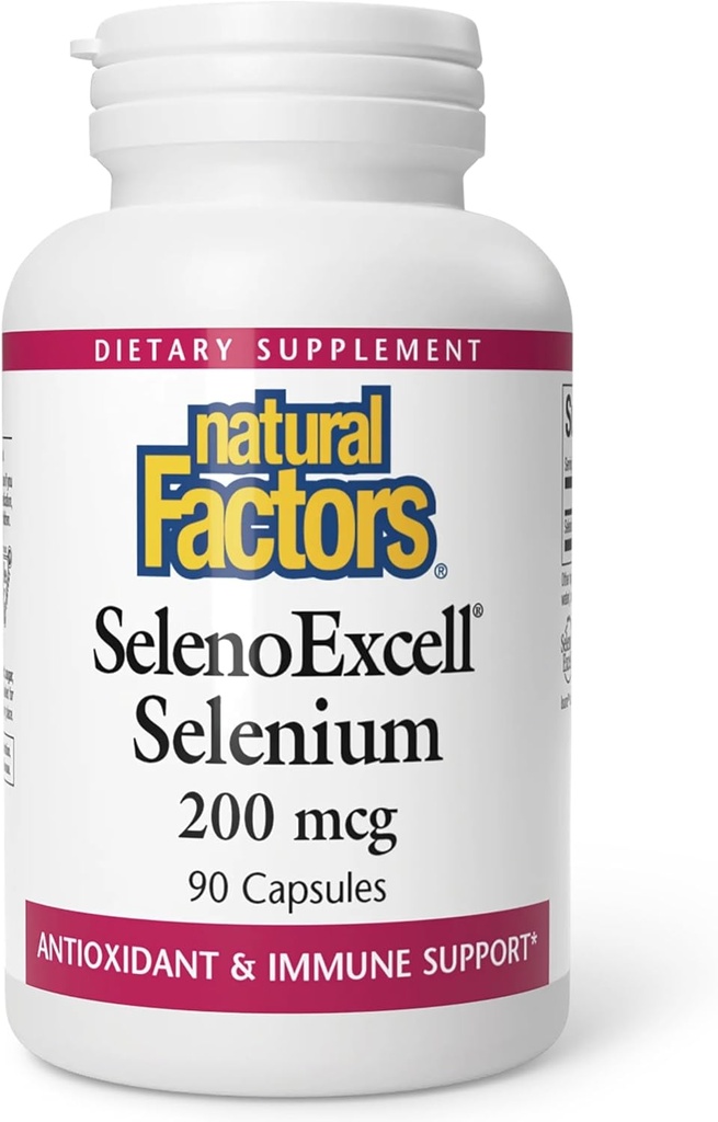 Natural Factors, SelenoExcell Selenium 200mcg, Antioxidant & Immune Support, 90 Capsules 2