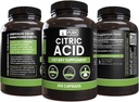Pure Original Ingredients Citric Acid (365 Capsules) No Magnesium Or Rice Fillers, Always Pure, Lab Verified 3