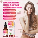 Iron Supplement for Women Drops: Liquid Iron Supplement with Vitamin C B12 & Folic Acid Gentle Absorption Energy Support Non-Constipating Formula Vegan Sugar-Free Drops 6