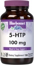 Bluebonnet Nutrition 5-HTP(Hydroxytrypophan) 100mg, for Neurotransmitter Support*, Supports Positive Mood*, Soy-Free, Gluten-Free, Non-GMO, Kosher Certified, Vegan, White,120 Vegetable Capsule 2