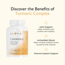 Alaya Naturals Turmeric Curcumin Supplement with BioPerine – 750mg Per Serving, 95% Curcumin Extract Turmeric Capsules for Joint Comfort, Mobility & Absorption – Non-GMO, Vegan, Lab Tested 4