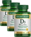 Nature's Bounty Bounty D-1000 IU Dietary Supplement Rapid Release Liquid Softgels 350 ea (Pack of 3) 5