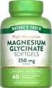 Nature's Truth Magnesium Glycinate 250mg | 60 Softgels | High Absorption | Non-GMO & Gluten Free Mineral Supplement 2