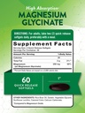 Nature's Truth Magnesium Glycinate 250mg | 60 Softgels | High Absorption | Non-GMO & Gluten Free Mineral Supplement 3