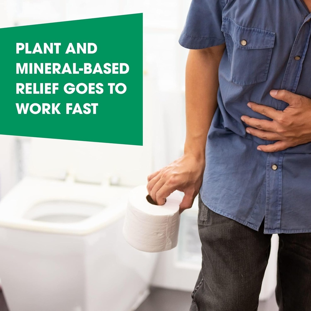 MediNatura BHI Diarrhea Relief Fast-Acting Natural Remedy for Mild Diarrhea 8 Soothing Homeopathic Actives Help Calm Stomach Pain Gas Indigestion & Cramps for Women & Men - 100 Tablets 5