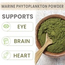 AKI Marine Phytoplankton Powder - Source of Raw Omega-3 EPA Micro Algae Nannochloropsis - Plant Based Proteins, Vitamins for Overall Wellness - Complete Protein Source, Vegan & GMO Free (2oz/57g) 6
