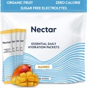 Nectar Hydration Packets - Electrolytes Powder Packets - Sugar Free & 0 Calorie - Organic Fruit Liquid Daily IV Electrolytes Powder for Dehydration Relief & Rapid Rehydration (Mango 30 Pack) 2