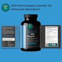 Magnesium Theanine L-Threonate Apigenin Supplement for Sleep Aid-3- in-1 Complex Supplement Support Relaxation- Melatonin-Free Magnesium- Zero Fillers- Gluten Free & Non-GMO-120 Count Veggie Capsules 6