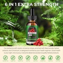 Berberine HCL Liquid Drops - 1500 mg Berberine Supplement with Ceylon Cinnamon, Chromium, Turmeric, Niacinamide - Supports Metabolism and Immune System, Gut Health - 2 FL Oz Vegan 3