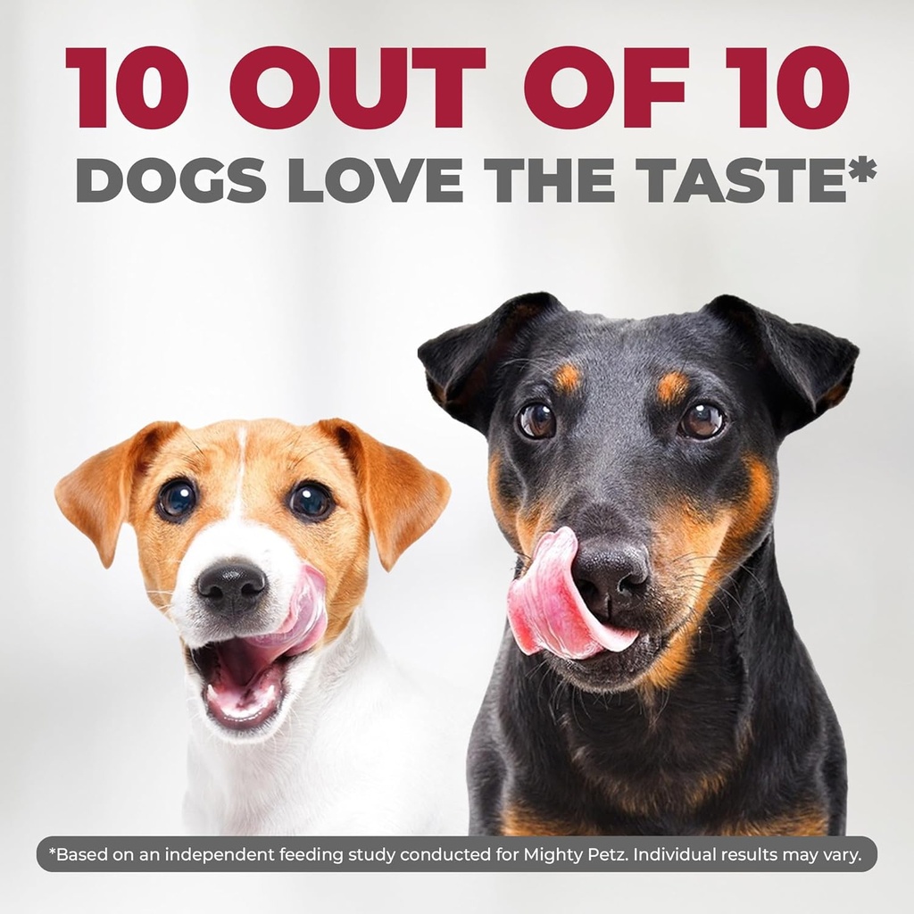 Mighty Petz MAX Cranberry for Dog UTI Treatment - MAX Strength Cranberry Supplement for Dogs + D-Mannose. Bladder Control for Dogs. Urinary Tract Care & Kidney Support Chews 3