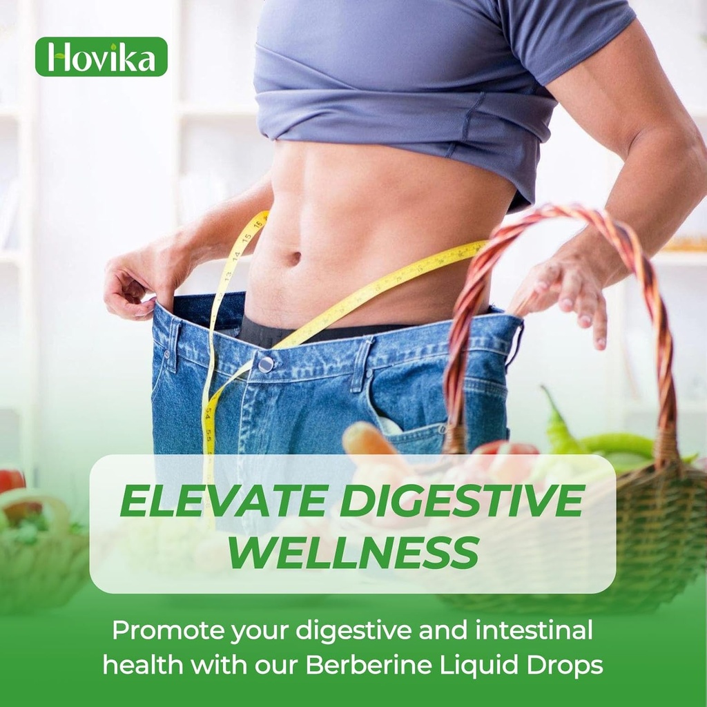 Berberine HCL Liquid Drops - 1500 mg Berberine Supplement with Ceylon Cinnamon, Chromium, Turmeric, Niacinamide - Supports Metabolism and Immune System, Gut Health - 2 FL Oz Vegan 6