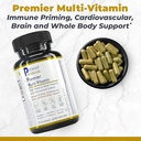Premier Research Labs Multi-Vitamin - Immune, Brain & Heart Support | with Prebiotics and Postbiotics | Vegan Capsules for Men & Women. Gluten & Soy Free - 120 Plant-Sourced Capsules 3