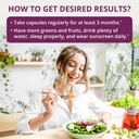 NuBest White - Glutathione 400mg & Milk Thistle Extract - Skin Brightening Supplement - Helps Beautiful and Radiant Skin - Antioxidant Supplement & Detoxification | 1 Month Supply 4