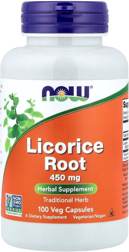 NOW Foods, Licorice Root 450mg 100 CAPS 2