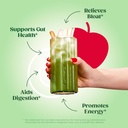 Bloom Nutrition Superfood Greens Powder, Digestive Enzymes with Probiotics and Prebiotics, Gut Health, Bloating Relief for Women, Chlorella, Green Juice Mix with Beet Root Powder, 25 SVG, Apple Cider 3