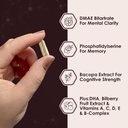 Rawleigh Sharp Thinking: 60 Capsules, Focus, Clarity, Memory Support, 3 Nootropics, DMAE Bitartrate, Bacopa Monnieri, Phosphatidylserine, DHA & Vitamins A, C, D, E, B-Complex 3