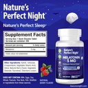 Nature's Perfect Night | Melatonin 5mg | 200 Quick Dissolve Tablets | Natural Mixed Berry Flavor |Preferred Potency | Sugar Free | Vegan | Gluten Free | Value Size 4