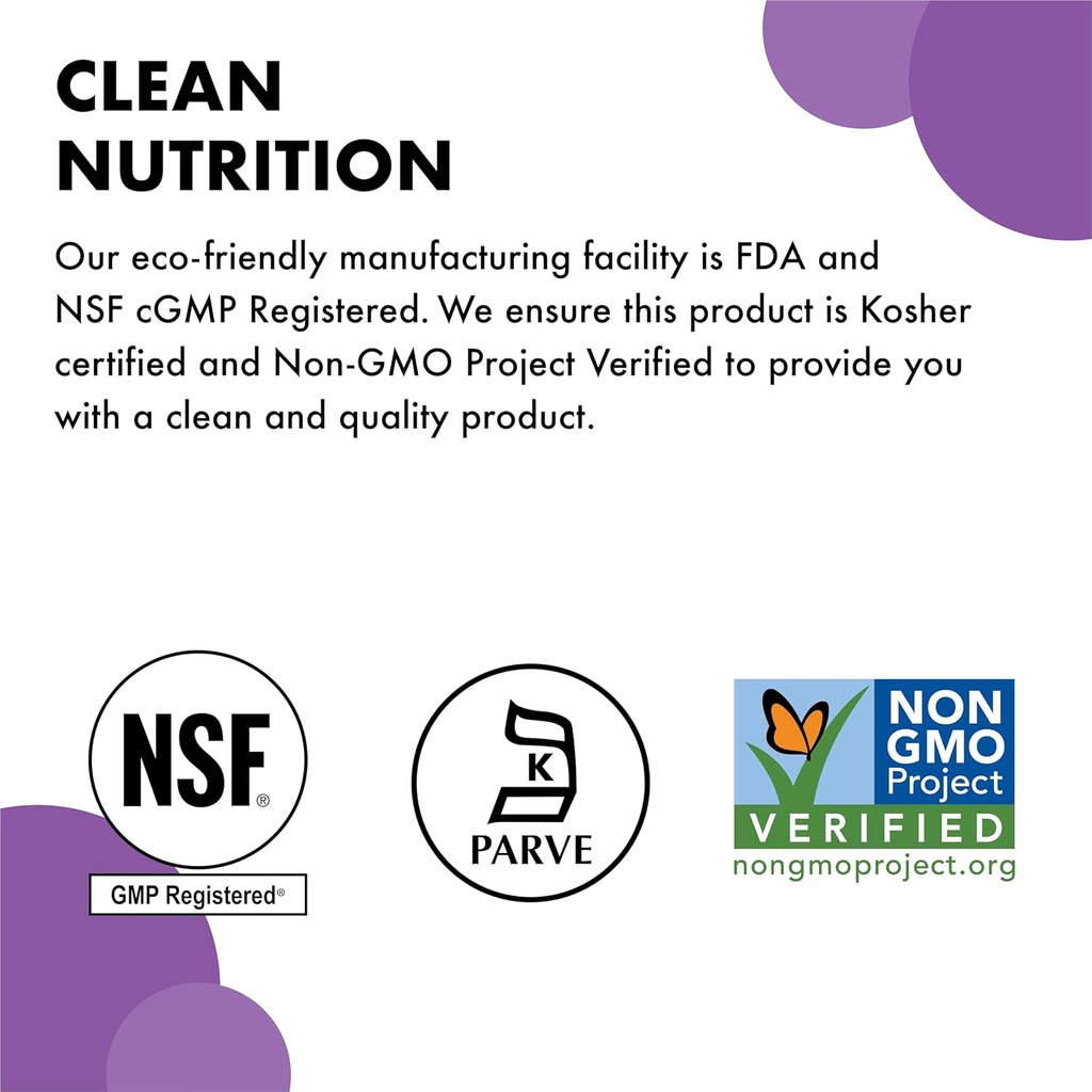 Bluebonnet Nutrition Magnesium Malate Vegetable Capsules - Supports Energy, Muscle & Joint Health - Non-GMO, Vegan, Kosher Certified, Gluten-Free, 90 Count 6