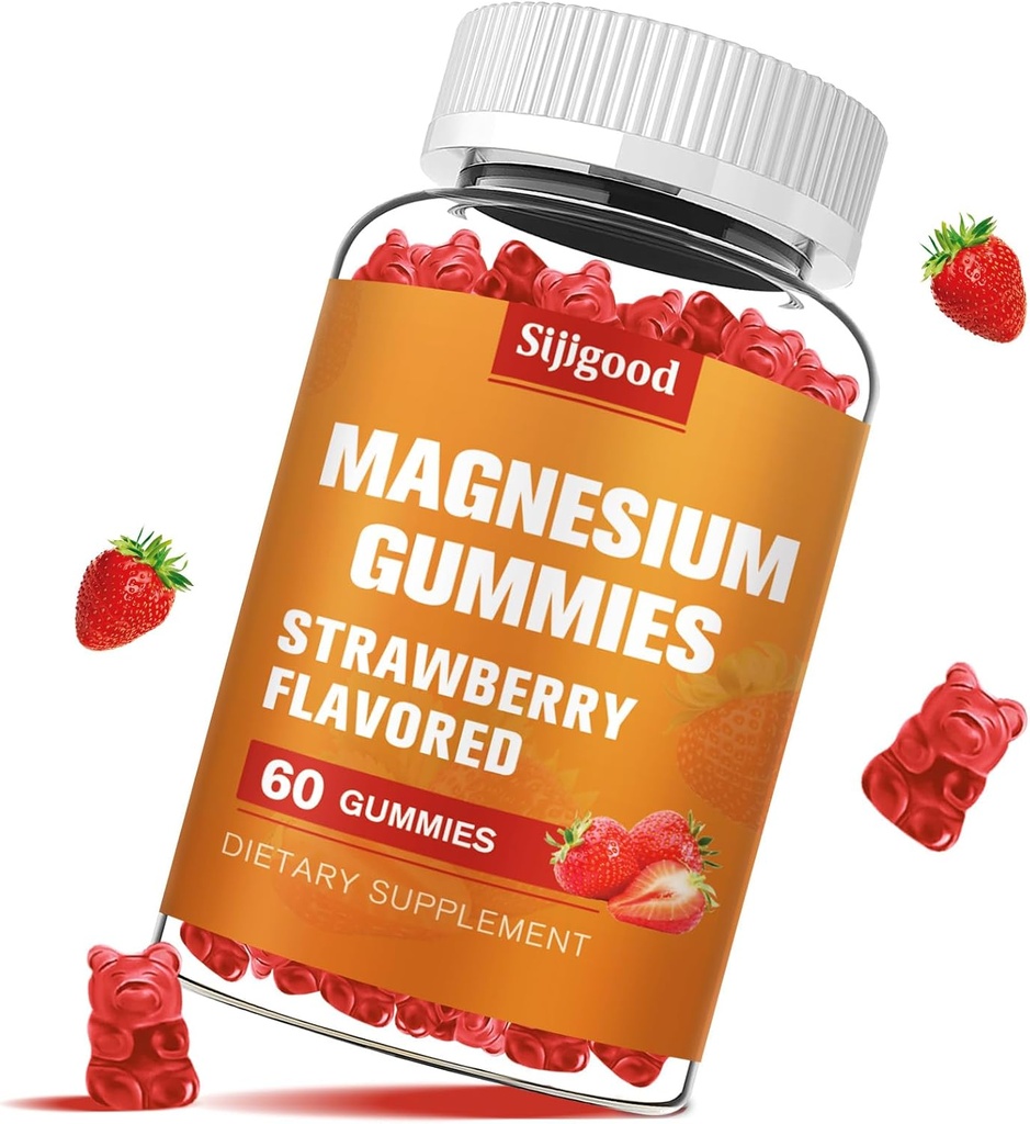 High Absorption Magnesium Glycinate Gummies 600mg per Serving - 60 Vegan Gummies - Promotes Healthy Relaxation, Muscle, Bone, & Energy Support for Adults 2