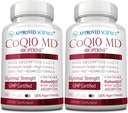 Approved Science® CoQ10 MD - Extra Strength 300mg Pure CoQ10 with BioPerine® for Faster Absorption - Optimal Support - 6 Month Supply 2