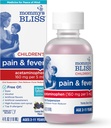 Mommy's Bliss Children's Pain and Fever Reducer, Kids Acetaminophen, Dye Free, Delicious Mixed Berry Flavor, Ages 2+, 4 Fluid Ounces 2