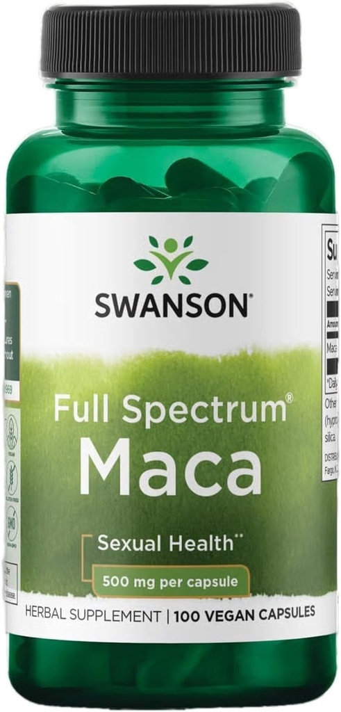 Swanson Maca 500 Milligrams 100 Capsules 2