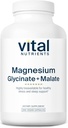 Vital Nutrients Magnesium Glycinate + Malate | 120mg Vegan Magnesium Supplement for Women and Men | Muscle, Heart, Bone Support* | Promotes Relaxation | Gluten, Dairy and Soy Free | 200 Capsules 2