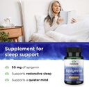 Swanson Apigenin-Bioflavonoid Supplement Natural Prostate Support-Metabolism & Nerve Health Support-Can Support Sleep & Relaxation 90 Caps, 50mg Each 2 Pack 4