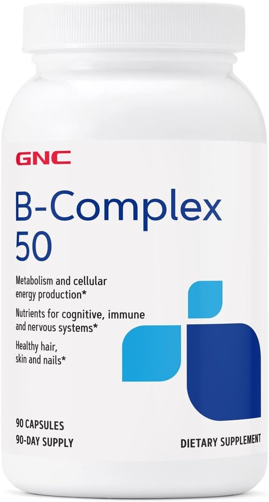 GNC B-Complex 50 | Cellular Energy Production | 90 Capsules 2