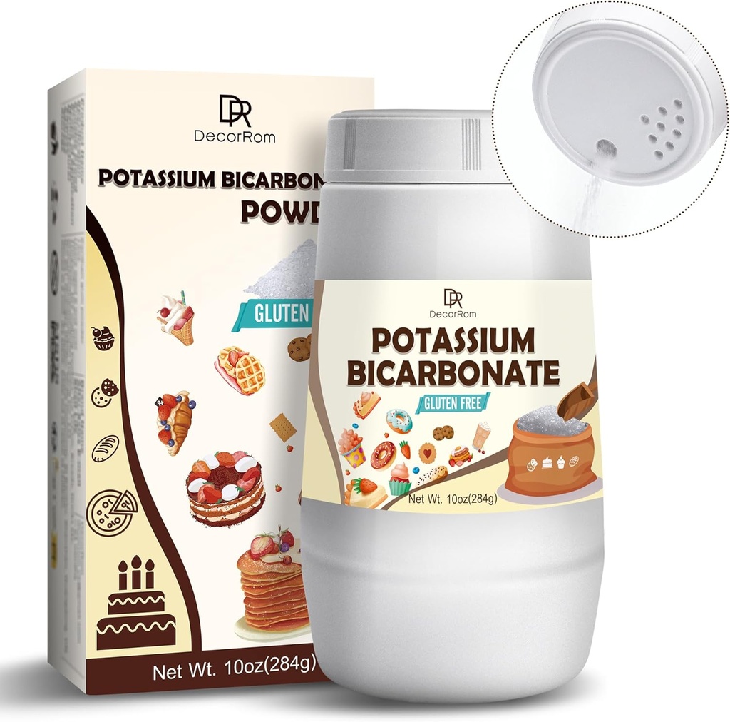 Potassium Bicarbonate 10oz - 100% Pure Potassium Bicarbonate Powder for Plants, Cakes, Wine Making, Leavening - Food Grade Potassium Bicarbonate Powder Leavening Agent for Baking, Cookies, Snacks 2
