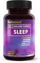BioEmblem Natural Sleep Aid for Adults with Melatonin, Valerian Root, Suntheanine & More | Healthy Sleep Supplement | Herbal Sleeping Pills | 60 Capsules 2