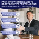 L Tyrosine Gummies 1100mg Mood Support Blend with Ashwagandha, L-Theanine, Vitamin B Complex B6, Folate B9, for Focus & Memory, Cognition & Brain Function, Energy Boost, Stress Support, Vegan 60Cts 5