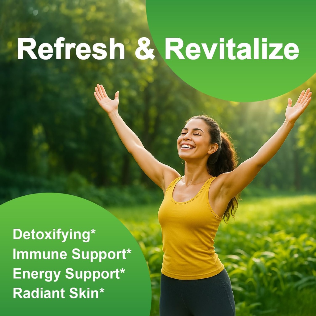 Lovita Chlorophyll Liquid Drops, High Potency 120 mg/mL, 7,200 mg per Bottle, Natural Energy Booster & Immune Support, Internal Deodorant, Skin Health, Vegan & Non-GMO, Mint Flavor, 180 Servings 5