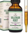Valerian Root Drops for Sleep - Organic Valerian Root Tincture Extract 168mg - 1 FL OZ, 30 Servings (Better Absorbed Than Capsules, Enhances Valerian Root Tea) for Relaxation and Calm by Double Wood 2