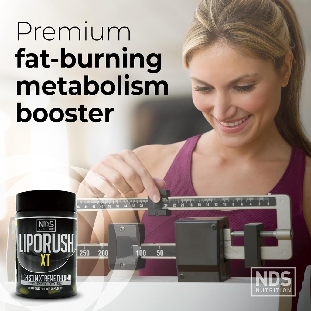 NDS Nutrition Maximum Strength Dual Impact Stack - Powerful 2-in-1 Weight Loss Kit Combines High Energy Fat-Burning XT Thermogenic with Premium CLA Censor Body Toner (60 Caps & 90 Softgels) 5