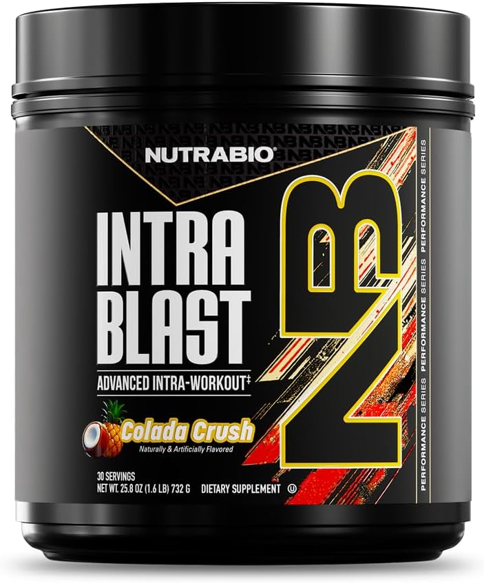 NutraBio Intra Blast Bcaa Powder Amino Acid Supplement, Electrolyte & Hydration Blend, Intra, Pre Workout & Muscle Recovery, 20g Eaa Amino Acids Powder, 5g Glutamine- New York Punch, 30 Serving 2