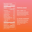 Tailwind Nutrition Endurance Fuel, Caffeine Drink Powder Mix Single Serving with Electrolytes, Non-GMO, Free of Soy, Dairy, and Gluten, Vegan-Friendly, Tropical Buzz, Pack of 12 6